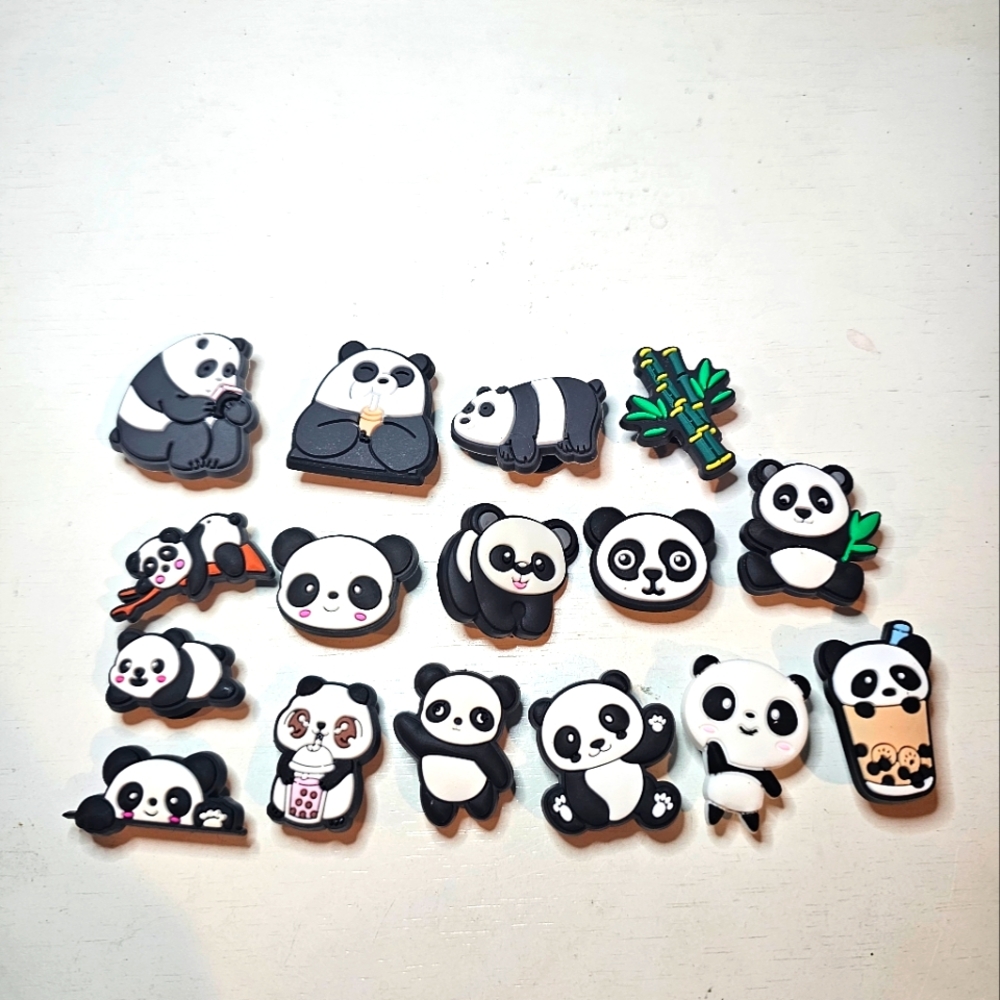 Panda Croc Charms
